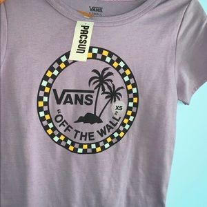 Purple Vans Graphic T Shirt